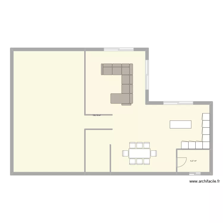 Maison projet. Plan de 2 Pièces et 144 m² Maison projet. Plan de 2 Pièces et 144 m²