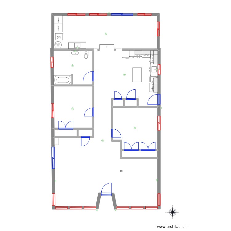 Dionne Gauthier 00 élec. Plan de 7 pièces et 30 m2