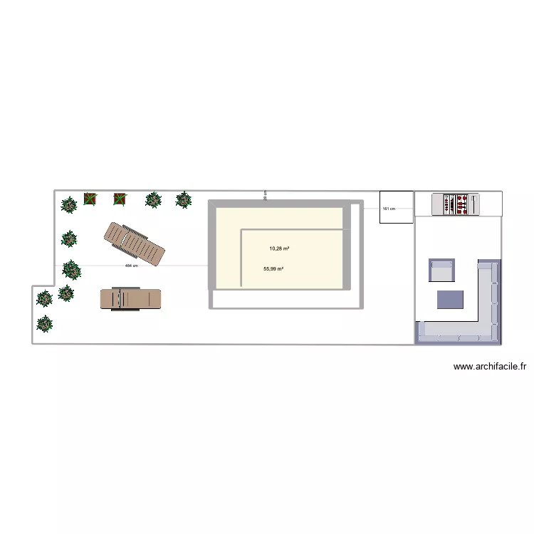 piscine perso. Plan de 