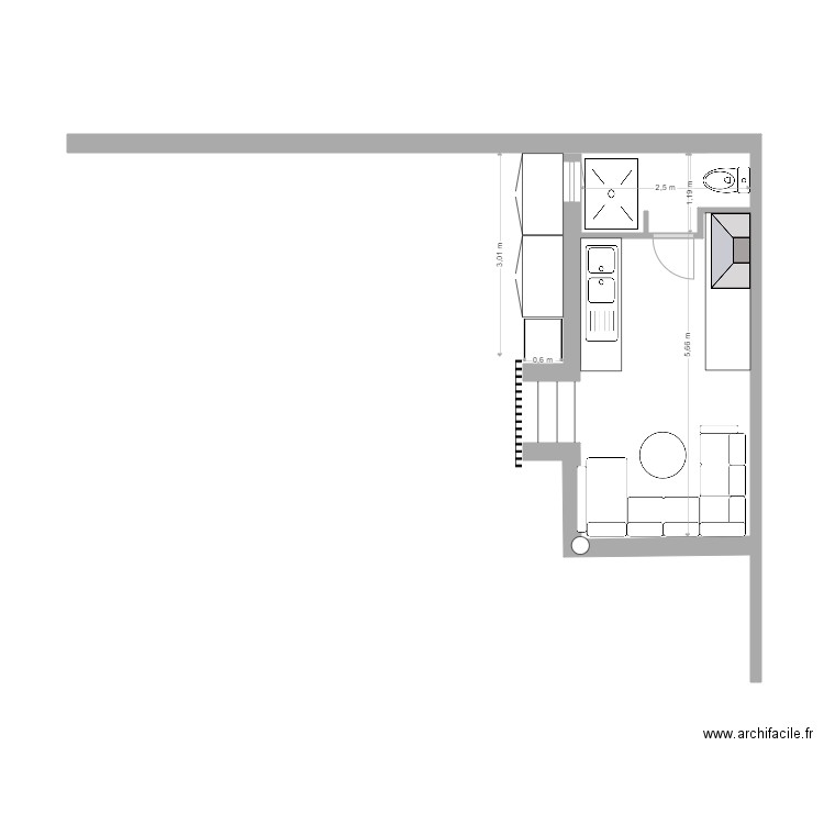 ABRI DE PISCINE BERNARD. Plan de 0 pièce et 0 m2