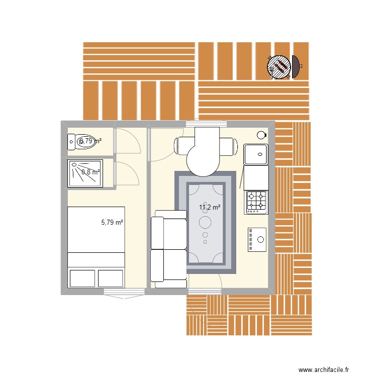 thoire. Plan de 0 pièce et 0 m2