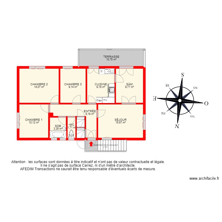 BI 19246 - . Plan de 22 pièces et 269 m2