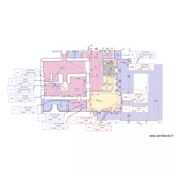 ZABOLLONE SOUS SOL PC. Plan de 
