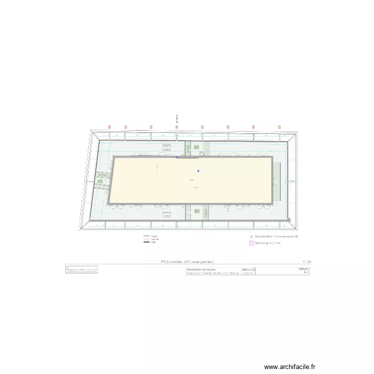 LISULANA superficie R+4. Plan de 1 et 305 m² LISULANA superficie R+4. Plan de 1 et 305 m²