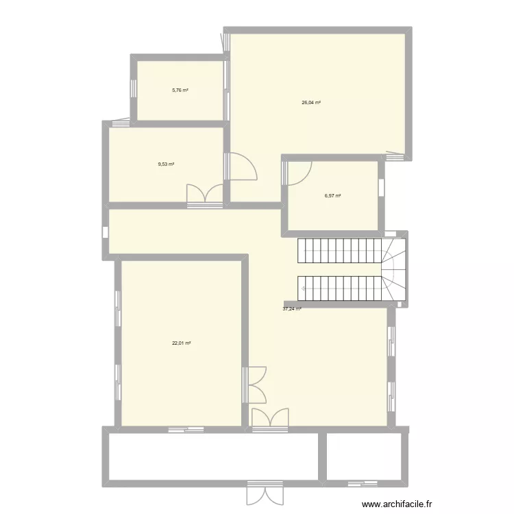 Plan special avec suite. Plan de 6 et 108 m² Plan special avec suite. Plan de 6 et 108 m²
