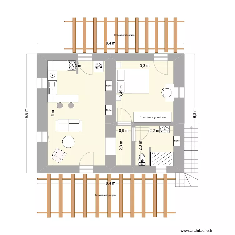 Toubab Dialaw. Plan de 