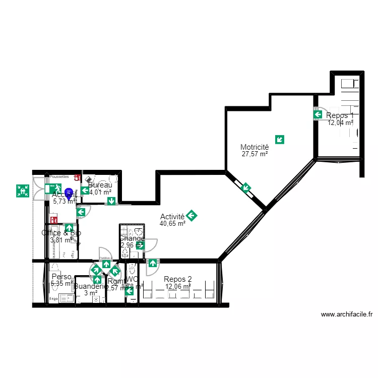 92 Nanterre 118 Salvador Projet rectif jordan_Evac new. Plan de 92 Nanterre 118 Salvador Projet rectif jordan_Evac new. Plan de
