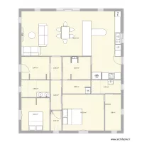 Plan 120m2 Plain-pied