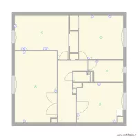 Plan appartement - aménagé