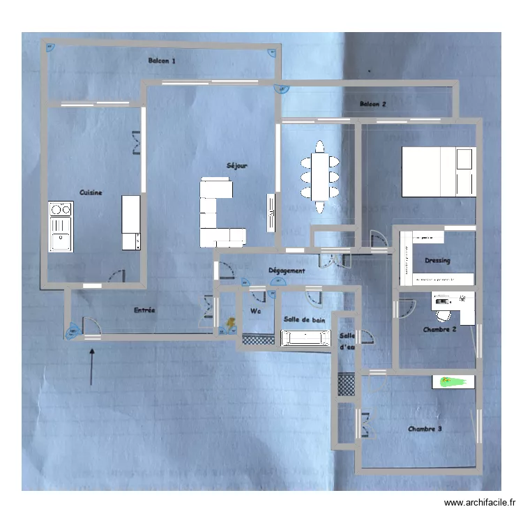 projet Appart Ecully. Plan de 16 et 261 m² projet Appart Ecully. Plan de 16 et 261 m²