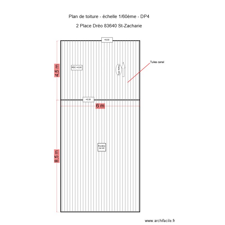DP4 Place Dréo. Plan de 0 pièce et 0 m2