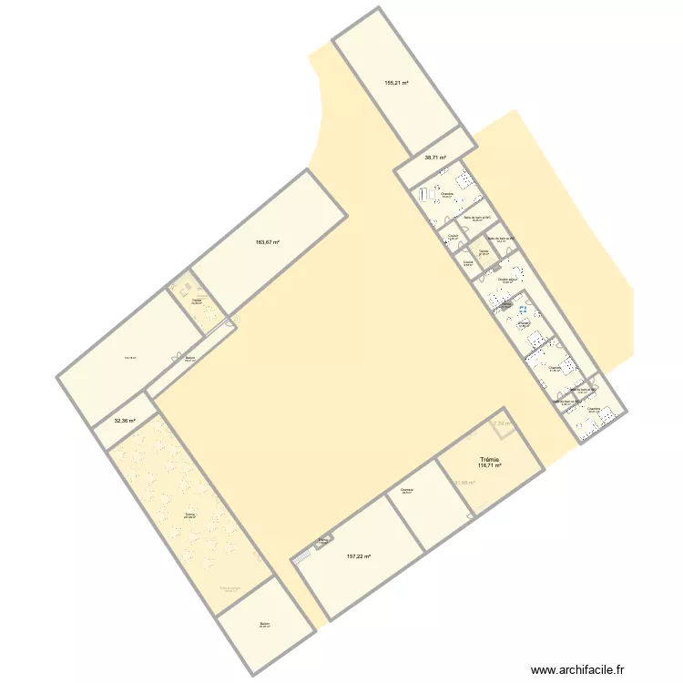 dampierre en burly. Plan de 