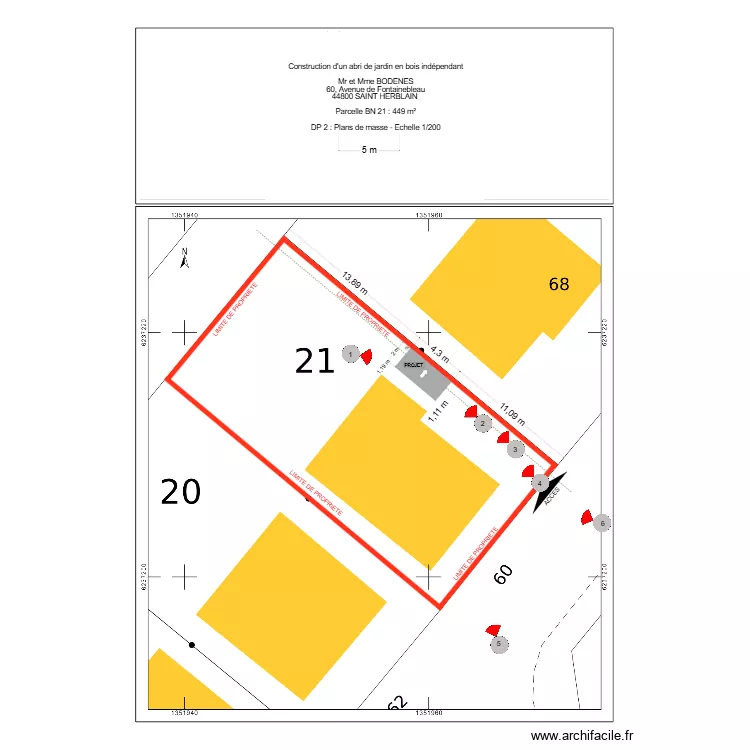 DP 2 BODENES. Plan de 