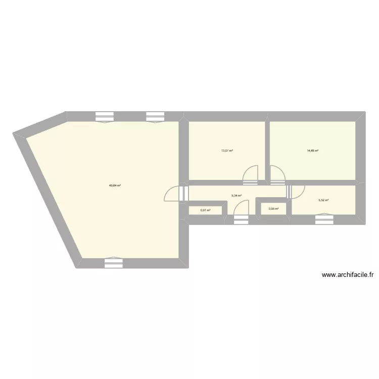 maison. Plan de 7 et 90 m² maison. Plan de 7 et 90 m²