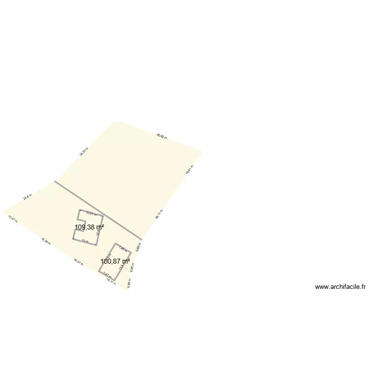 maison. Plan de maison. Plan de