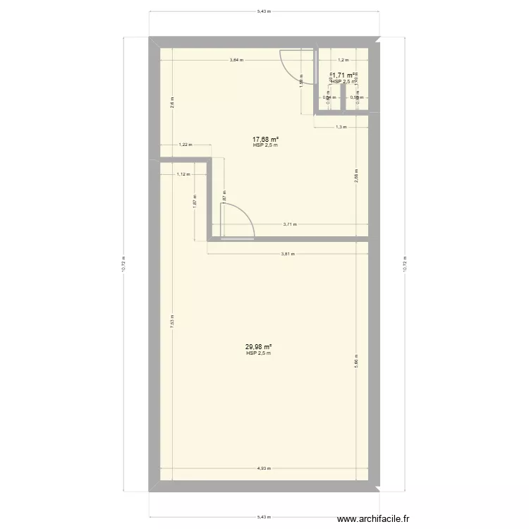 iad. Plan de 3 et 49 m² iad. Plan de 3 et 49 m²