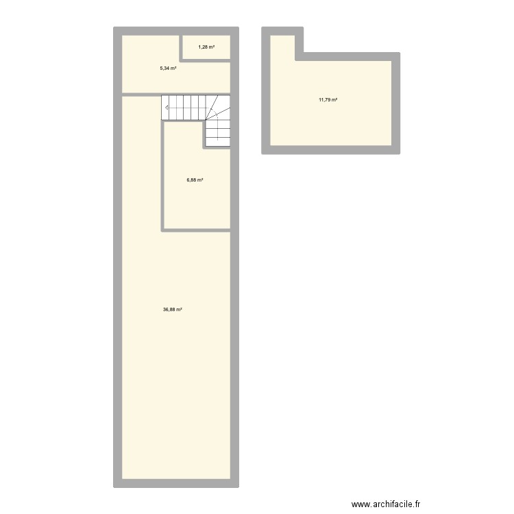 SD2G Anne Local Co. Plan de 5 pièces et 62 m2