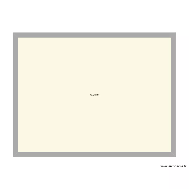 nouveau serignan. Plan de 1  et 73 m²
