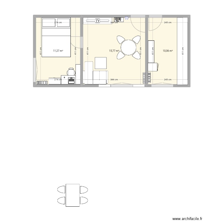 Appartement Tarnos. Plan de 0 pièce et 0 m2