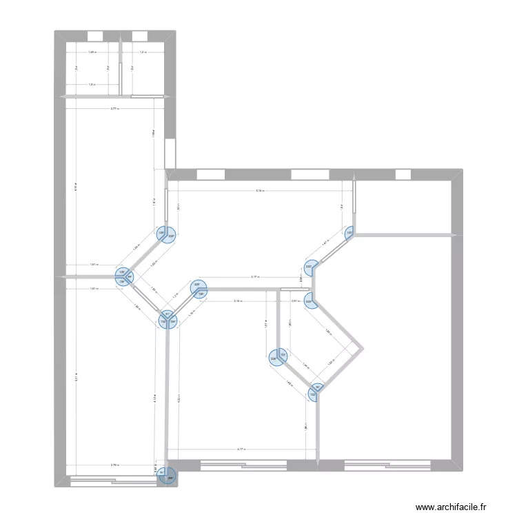 SOUCHERkin&eacute;V1. Plan de 7  et 68 m²