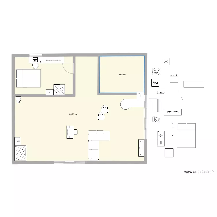 RP 2 LA CHAUMIÈRE . Plan de RP 2 LA CHAUMIÈRE . Plan de