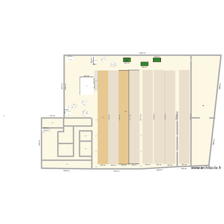 floreal. Plan de 6 pièces et 1920 m2