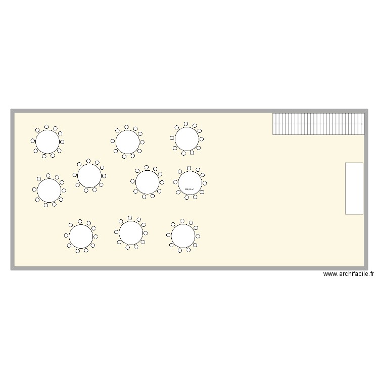 Mariage Adrielle. Plan de 1 pièce et 339 m2