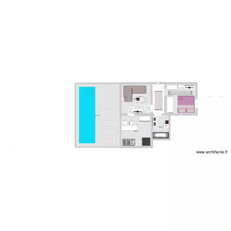 Maissak. Plan de 5  et 87 m²
