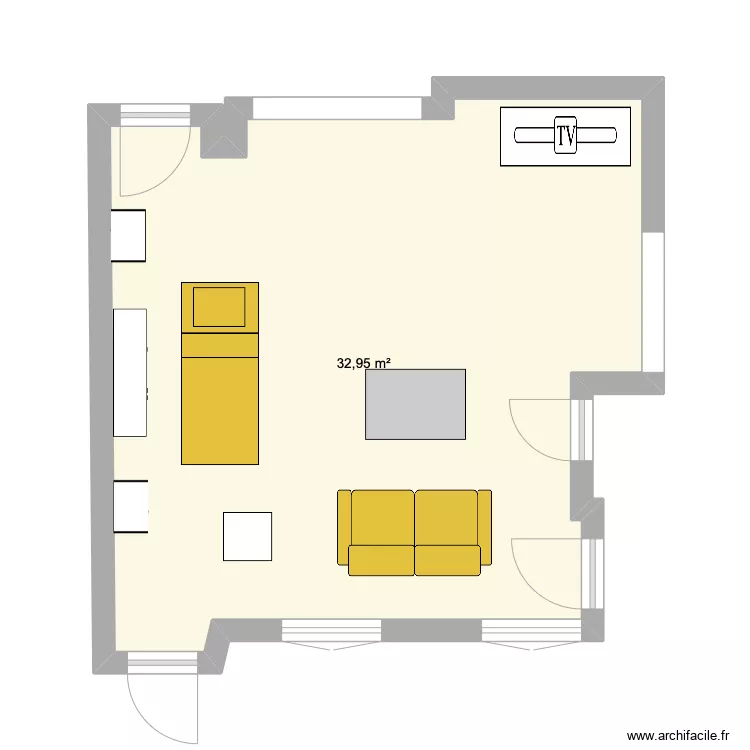 salon Vallery Nue. Plan de salon Vallery Nue. Plan de