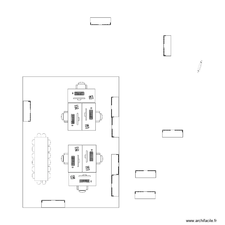 Bureau. Plan de Bureau. Plan de