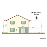 Port d'alon fa&ccedil;ade NORD Projet