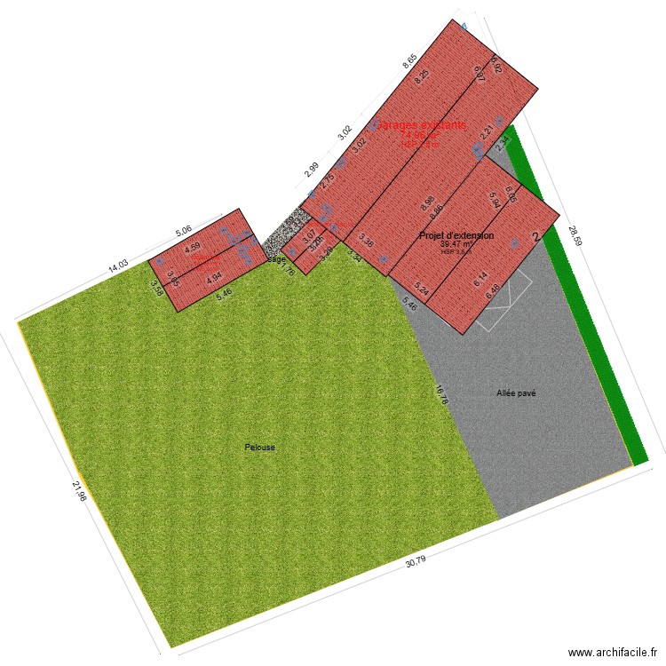 PLAN DE SITUATION APRES TRAVAUX TOITURE VF. Plan de 0 pièce et 0 m2
