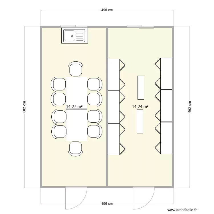LEDI ETANCHEITE - CHANTIER BRON. Plan de 
