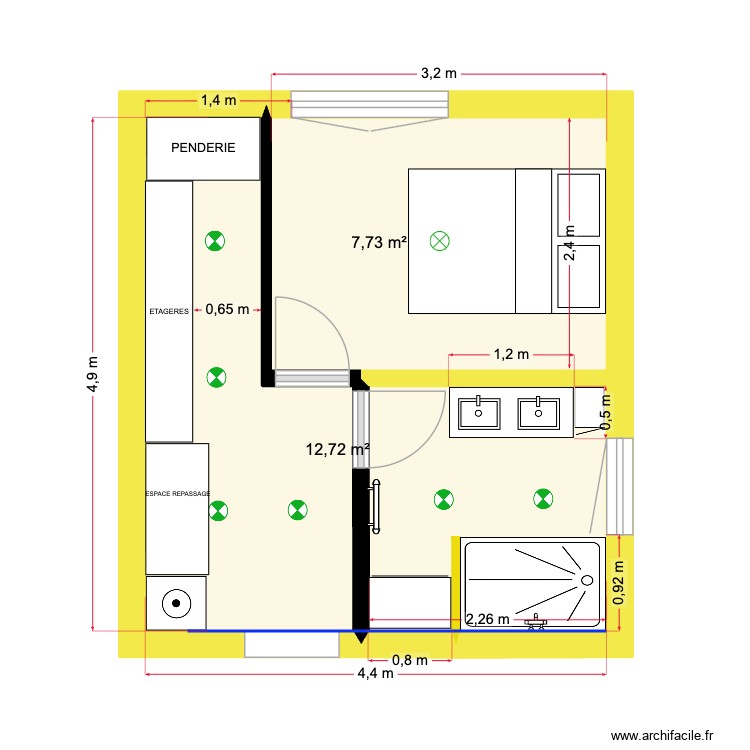 FATIN. Plan de 0 pièce et 0 m2