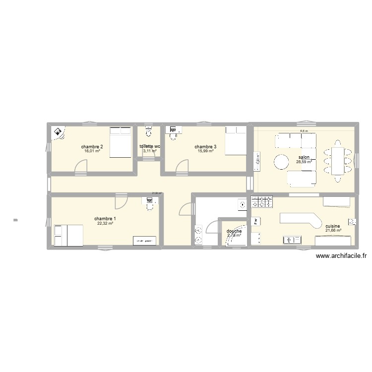 maison  maman. Plan de 0 pièce et 0 m2