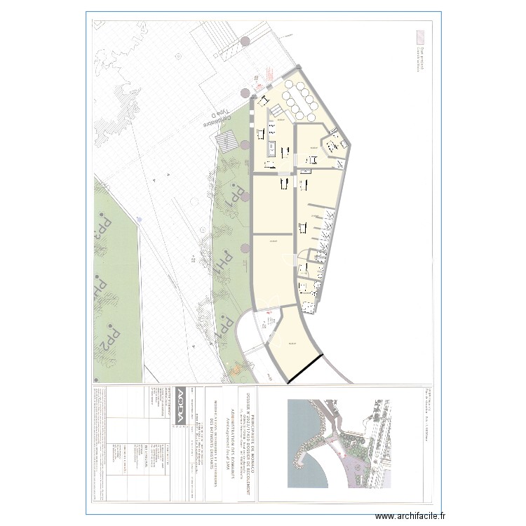 Grimaldi Forum 2024. Plan de 10 pièces et 142 m2