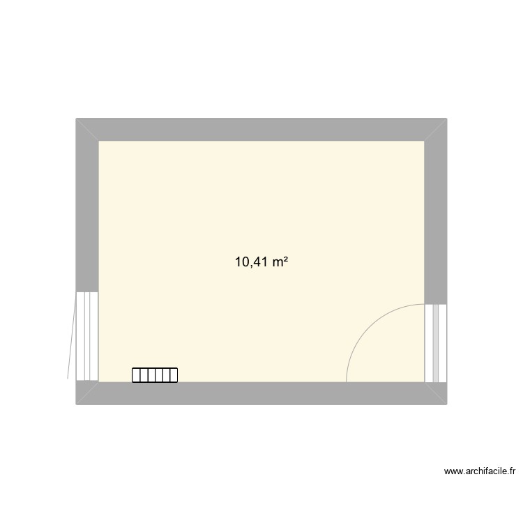 Chambre 1 - 54 bonaparte. Plan de 0 pièce et 0 m2