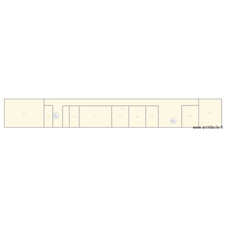 ateliers. Plan de 10 pièces et 331 m2