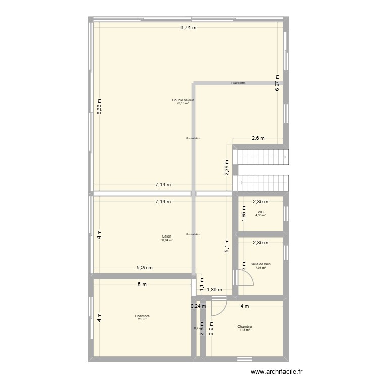 ADBV R+2. Plan de 0 pièce et 0 m2