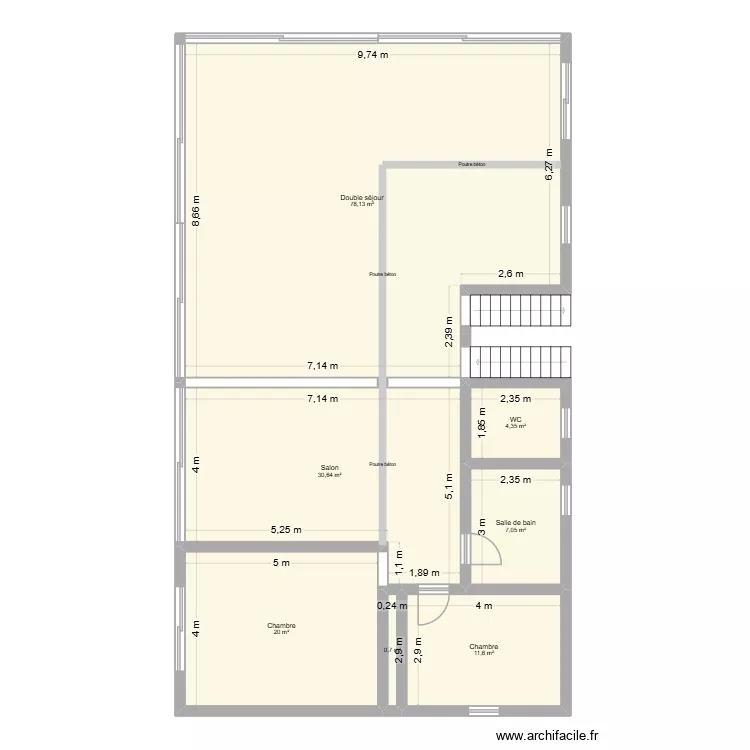 ADBV R+2. Plan de 7 et 152 m² ADBV R+2. Plan de 7 et 152 m²