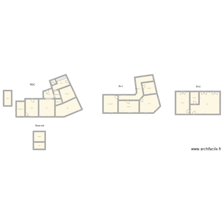 350602356. Plan de 21 pièces et 273 m2