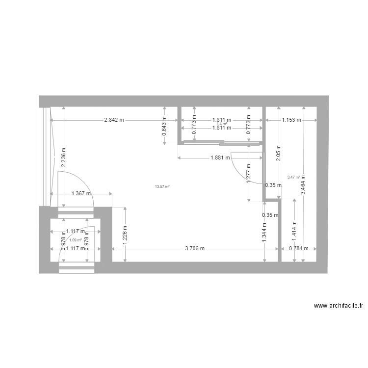 charmette 01. Plan de 0 pièce et 0 m2