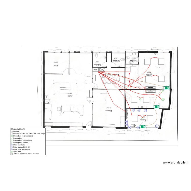 PROJET DTISI. Plan de 0 pièce et 0 m2