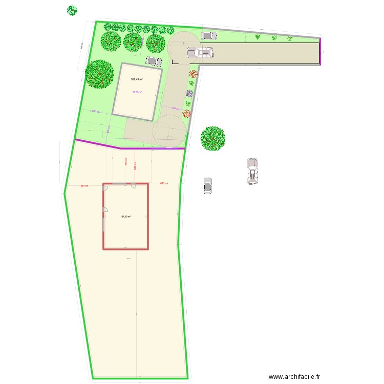 PLAN DECOUPAGE PARCELLE 11/22. Plan de 0 pièce et 0 m2