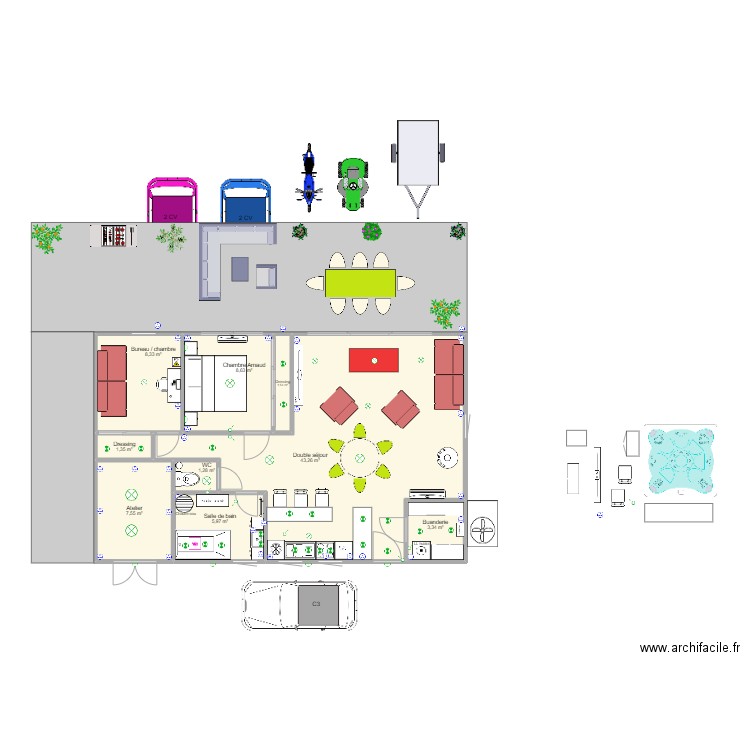 Mauzun 2CH. Plan de 0 pièce et 0 m2
