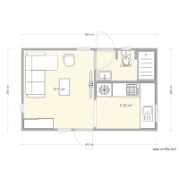 20m² maisonette Ive 2eme espace