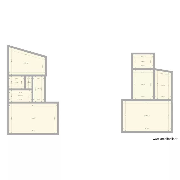 Clamagirand. Plan de 