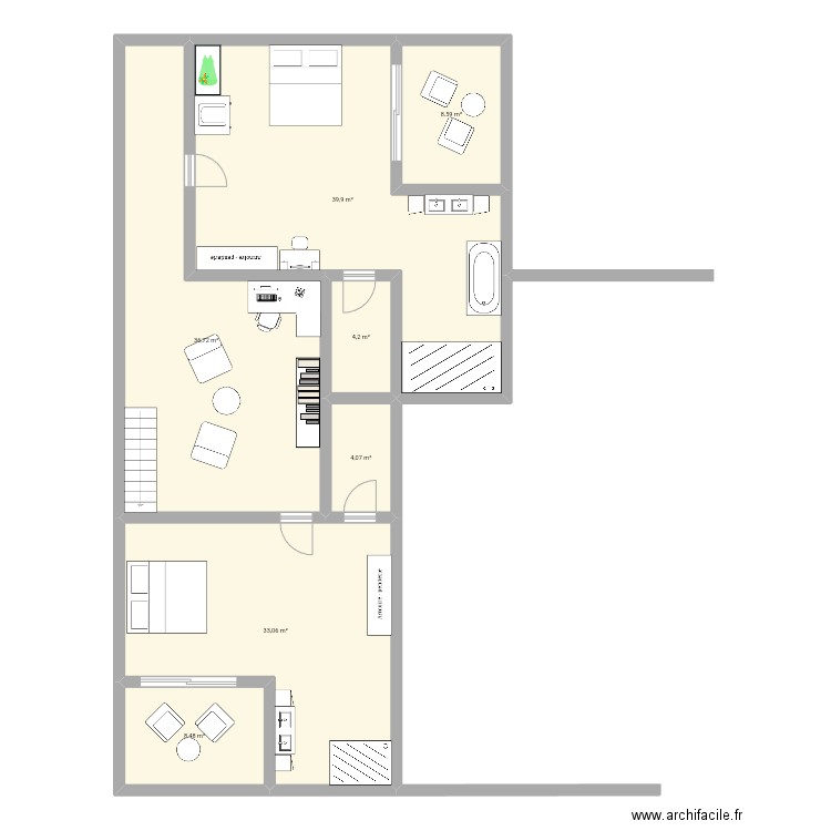 Home 2. Plan de 0 pièce et 0 m2