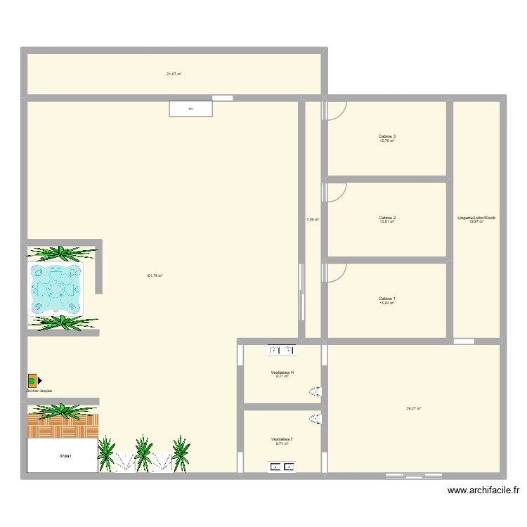 SPA. Plan de 0 pièce et 0 m2