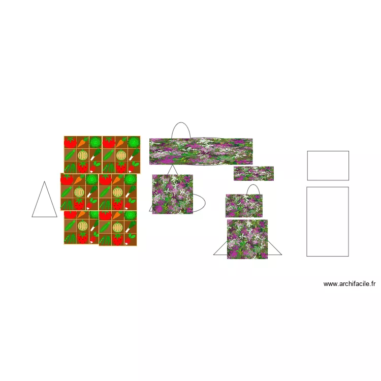 Jardin. Plan de Jardin. Plan de